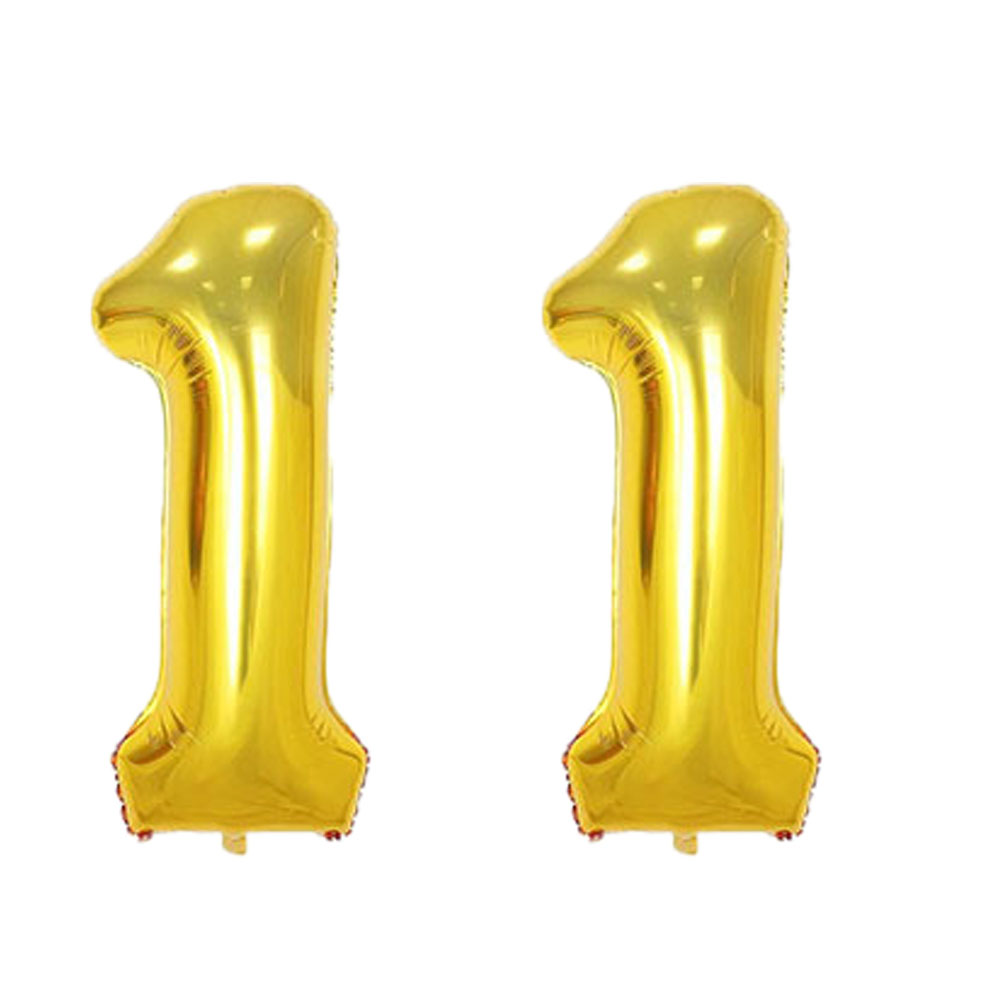 40 pulgadas 10 11 12 13 14 15 16 17 18 19 Globo Oro rosa Plata 10.o 11.o 12 13 14o 15o Decoración de de cumpleaños Globos: Emerald