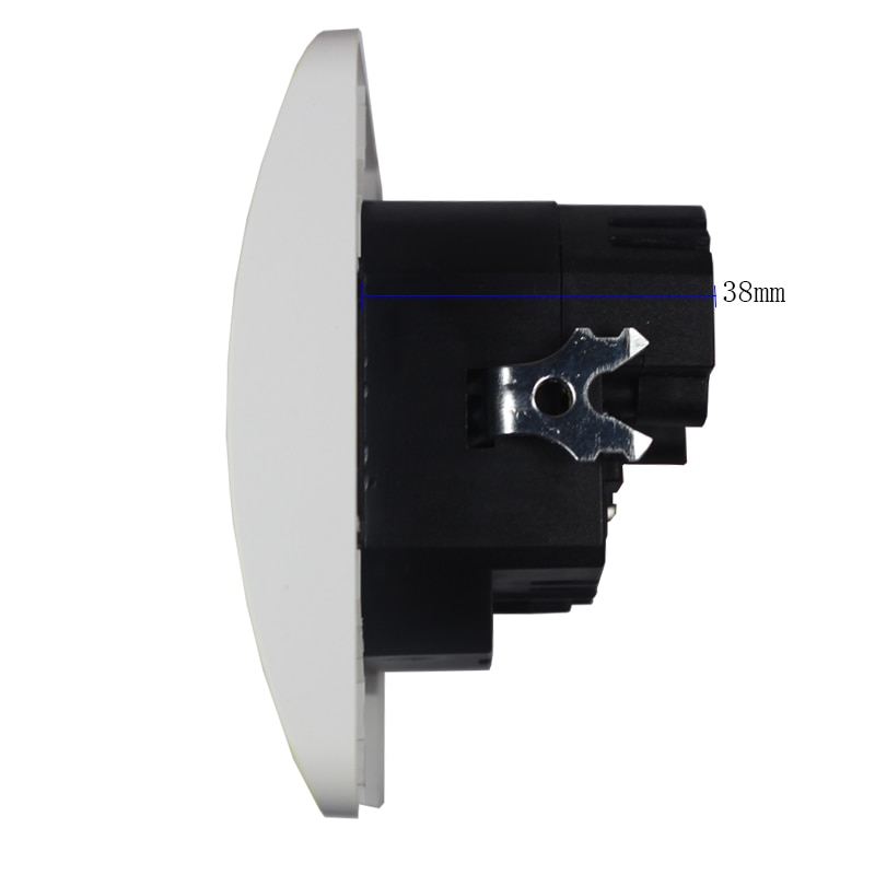 style USB Wall Socket Double USB Port 5V 2A pared prise electrique prise usb murale steckdose FB-01