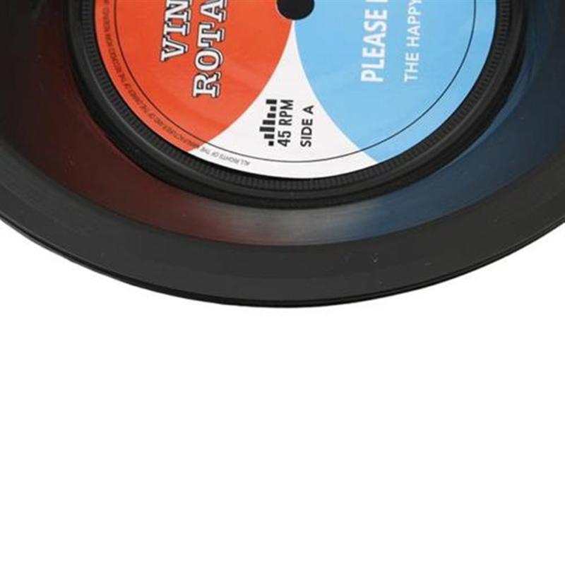 Bol Retro para discos de vinilo, accesorios de cocina para grabar fruta, Bol para dulces