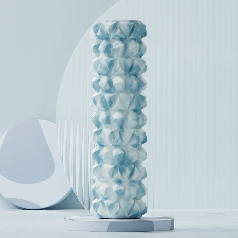 Eva 30cm 45cm skumrulle muskelmassage gym yoga myofascial release roll søjle til sport skaft fitness lændehvirvel ryg: Beige