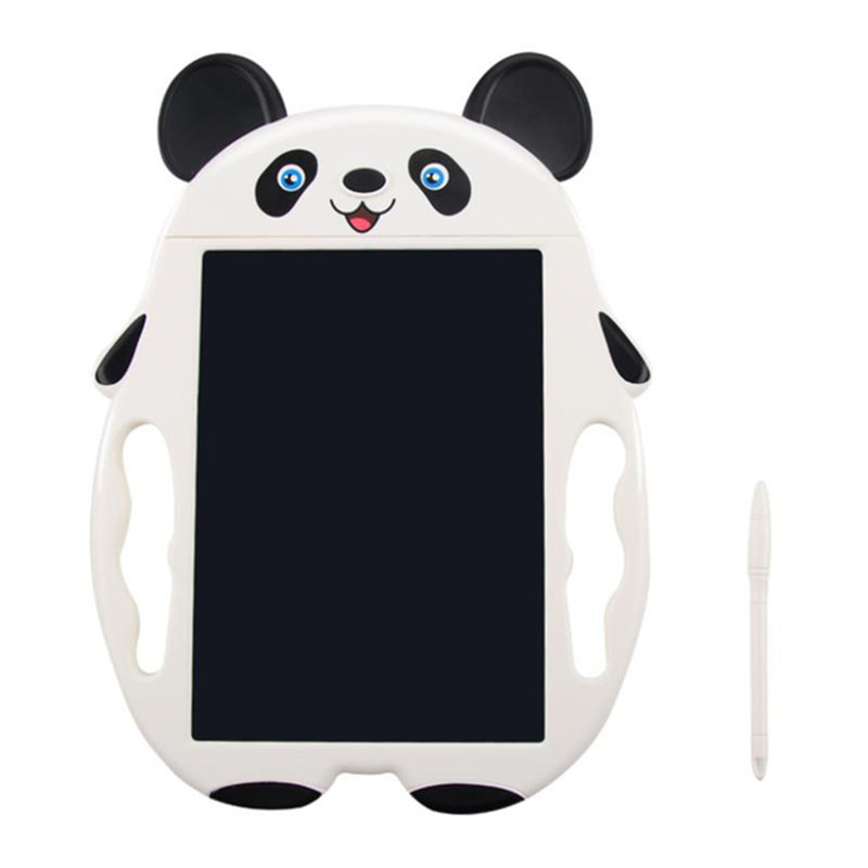 Tablette de dessin animé colorée pour enfants, tableau d&#39;écriture d&#39;animaux, écran LCD de 9 pouces, jouets éducatifs pour filles: Panda