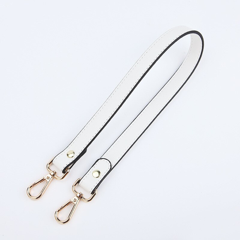 Bamader alças para bolsa de pulso alça de mão underarm mulher saco curto bolsa alça de luxo diy saco acessórios para bolsa: White