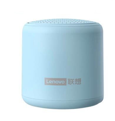 Altoparlante Wireless portatile Lenovo L01 TWS altoparlante compatibile Bluetooth Mini colonna Stereo Surround Bass Box Mic Music Sound: blue 1pc