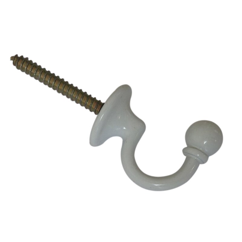 Crochets d&#39;embrasses pour rideaux en métal, 30mm, 10 pièces