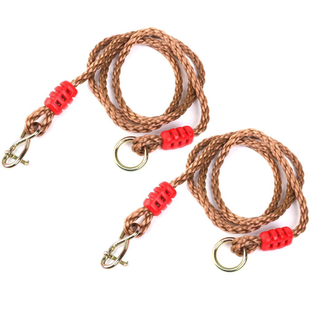 1 Pairs Adjustable Swing Rope Extension Long for Swing Set, Tree Swing, Hammock Chair and Camping, 180CM