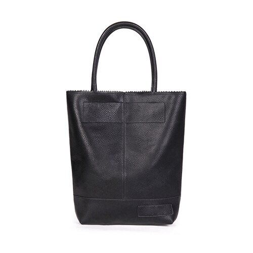 Top-poignée sacs pour femmes seau sac à main en cuir souple dame sac à bandoulière grande capacité femme fourre-tout sac | HB1001: A-BLACK