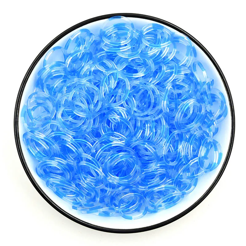 600pcs Elastic Rubber Loom Bands DIY Handmake Craft Rubber Band Bracelets for Children Women Wrist Jewelry Making Supplies: green