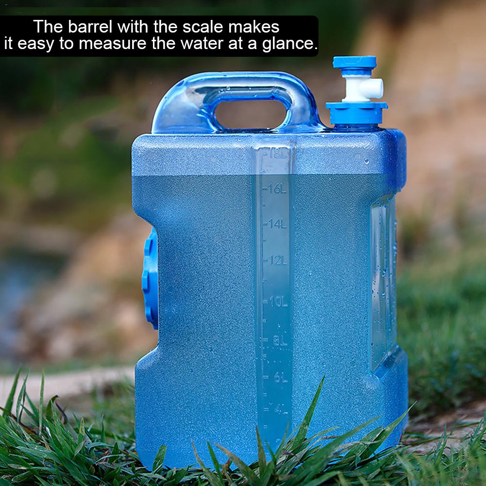 Udendørs drikke ren spand pc kogende vand plast opbevaringstank bil opbevaring spand vandbeholder vandreture tilbehør 4
