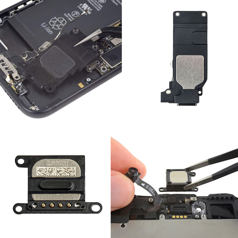 Luidspreker Voor iPhone 6 6 P 6 s 7 7 P 8 Plus Oor Luidspreker Oortelefoon Ringer Zoemer montage Met Waterdichte Tape