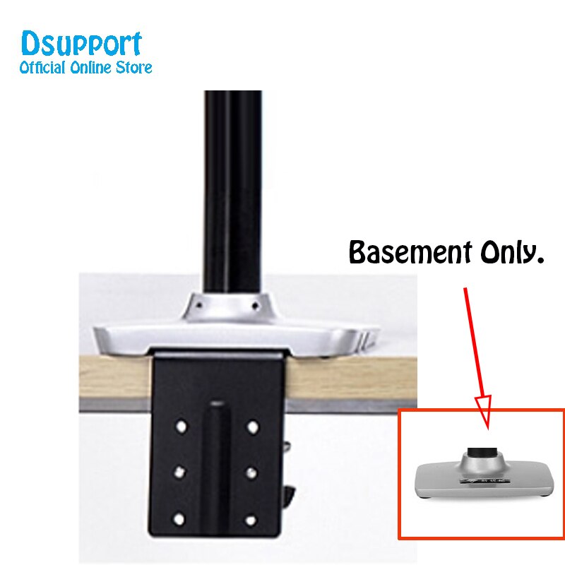 Desktop stand column stand height 30cm 40 cm 60 cm for XSJ8103/8102 ect. Column stand only.: Basement in siliver