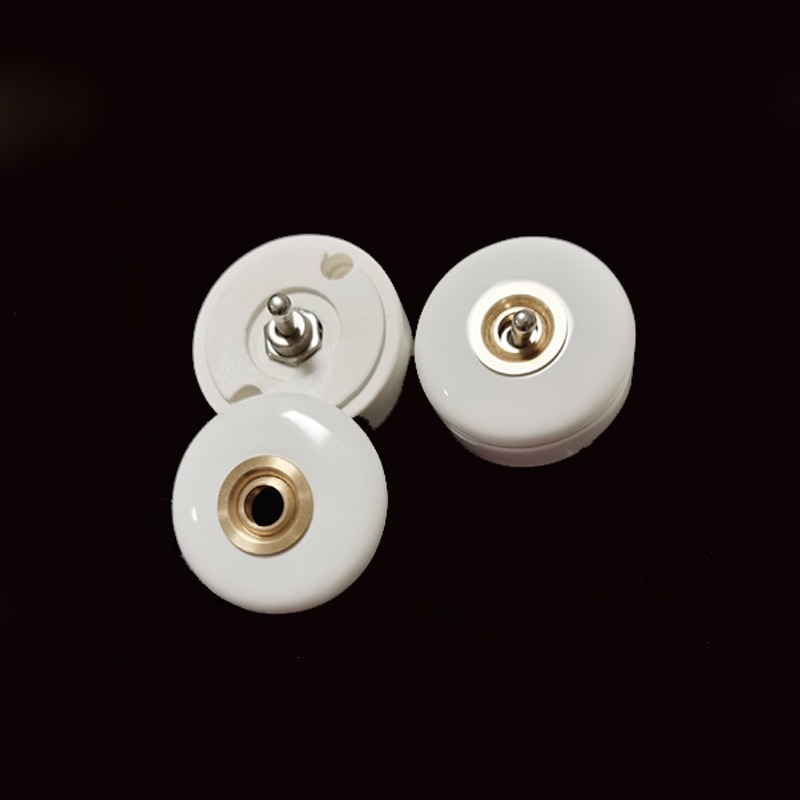 Home Improvement Retro Ceramic Switch Round Wall Light Toggle Switch Single Control Led Light On Off