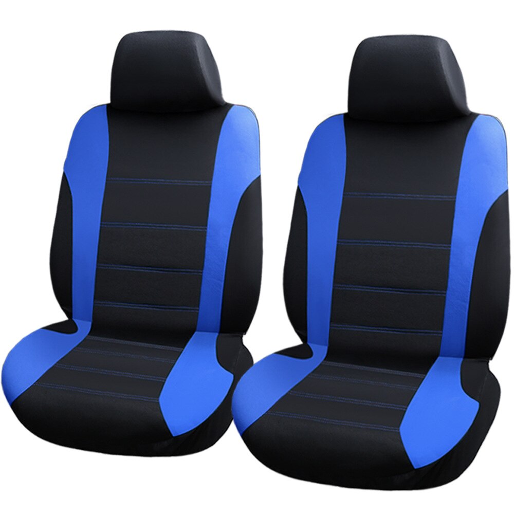 2 stuks PU Auto complete set Full Surround stoelhoezenset stoelbescherming Compatibel Airbag-interieur voor Audi S5,A