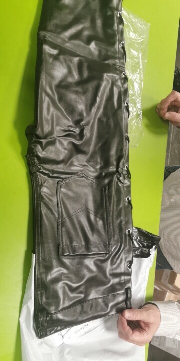 Plus size herreklær menns skinnbukser lokomotiv punkstil bukser for menn vinter herreklær pantalon homme