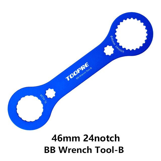 Dub skruenøgle bundbeslag værktøj 44mm 46mm 16 24 hak installation værktøj fjerner til  bb51/bb52/bb70/bb71/rs500/mt500/ gxp / ixf / bbr 60: Bb-skruenøgleværktøj b