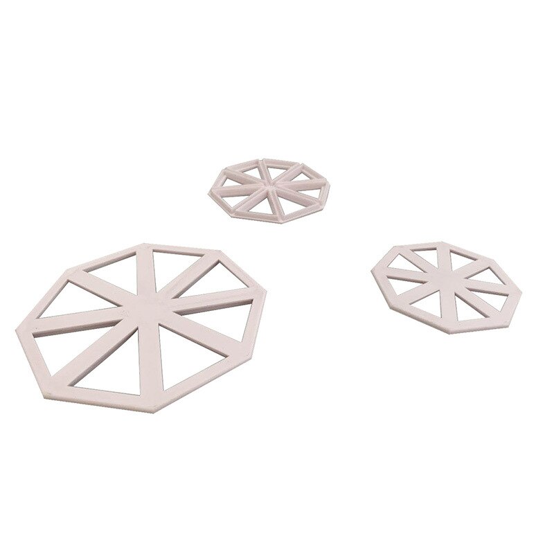 3Pcs Triangle Flag Shape Birthday Cake Cutter Sugar Craft Chocolate Pastry Cookie Mold Fondant Kitchen Baking Decorating Tools