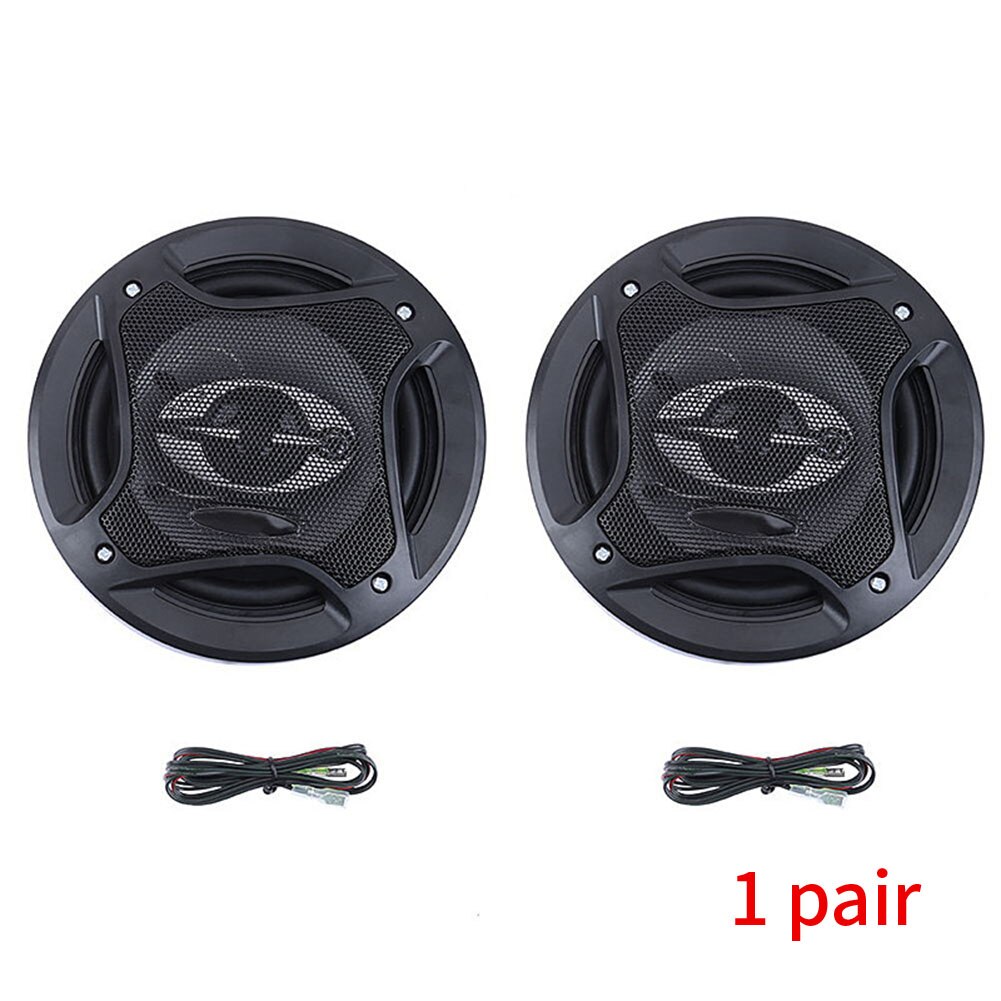 2 Stuks Auto Speaker Full Range Frequentie Deur Stereo 400W Auto Magnetische Coaxiale Hifi Ronde Muziek Praktische Niet-destructieve bass