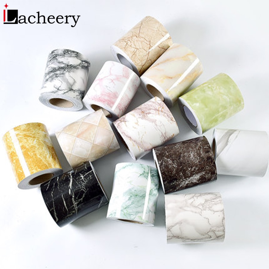 Stue vandtæt fodlister klistermærke rulle selvklæbende kant hjem dekorative hvide talje linje køkken vægklistermærke