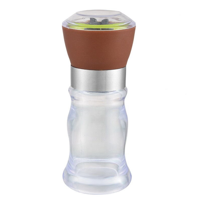 Automatisk salt pepper mølle kvern rustfritt stål bærbar mølle krydder muller kjøkken verktøy krydder pepper mølle maskin: G95258a