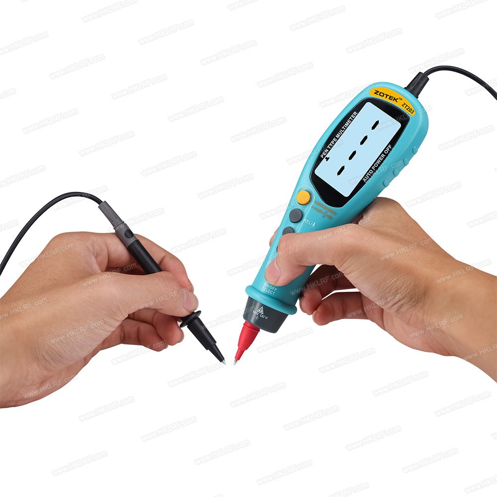 ZOTEK ZT203 6000 Conti Pen-tipo Multimetro Digitale a Vero RMS Auto Gamma DC/AC Tester di Tensione Voltmetro con retroilluminazione