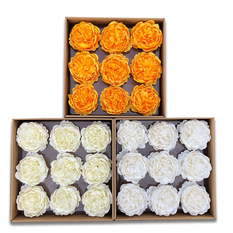 8cm pas cher nouvelle grande pivoine têtes beauté Rose mariage Bouquet décor à la maison savon à la main fleurs Art
