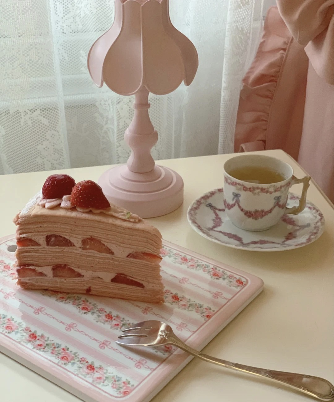 Ranskalainen keraaminen tabletti pinkki painatus lasinalta kulhomatto kodin ruokapöydän sisustus pöytämatot palamisen estävät pöytämatot pieni lasinalus: Beige