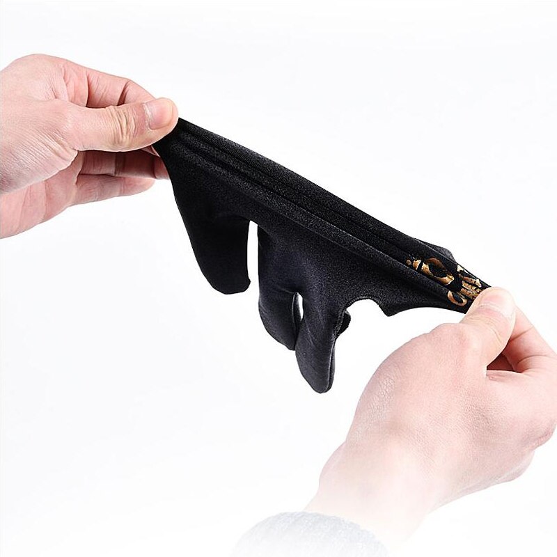 O'MIN biliardo biliardo stecca guanti tre dita dita unisex biliardo biliardo nero otto accessori palla guanti da biliardo