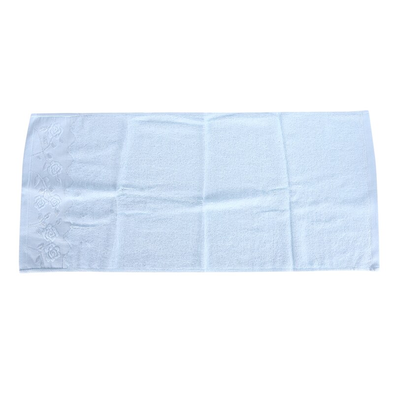 Absorbent Face Towel Thick Cotton Solid Bath Towel Quick Dry Soft Towel For Adults High: blue