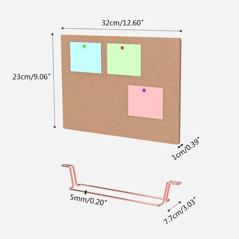 Naturalne wiadomość tablica korkowa dla środowiska notatka tablica korkowa zmienia uwaga wyświetlacz dostaw