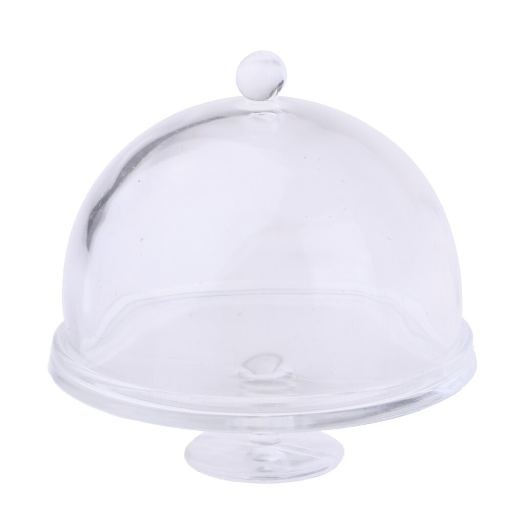 1:12 Miniature Multifunctional Cake Stand Server Clear Dollhouse Kitchen Utensils Accessories #2