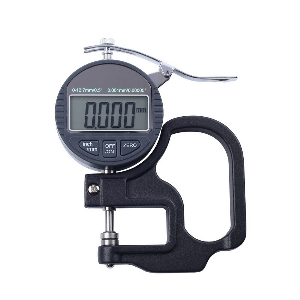 Digital Thickness Gauge 0.001mm Electronic Thickness Gauge 10mm Digital Micrometer Thickness Meter Micrometro Thickness Tester: 12.7 clock gauge