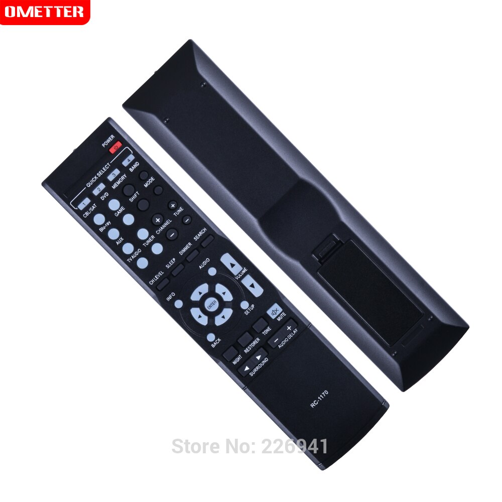 Rc -1170 bruges til denon fjernbetjening til rc -1156 rc-1157 rc-1180 rc-1183 avr -1513 dht -1513ba