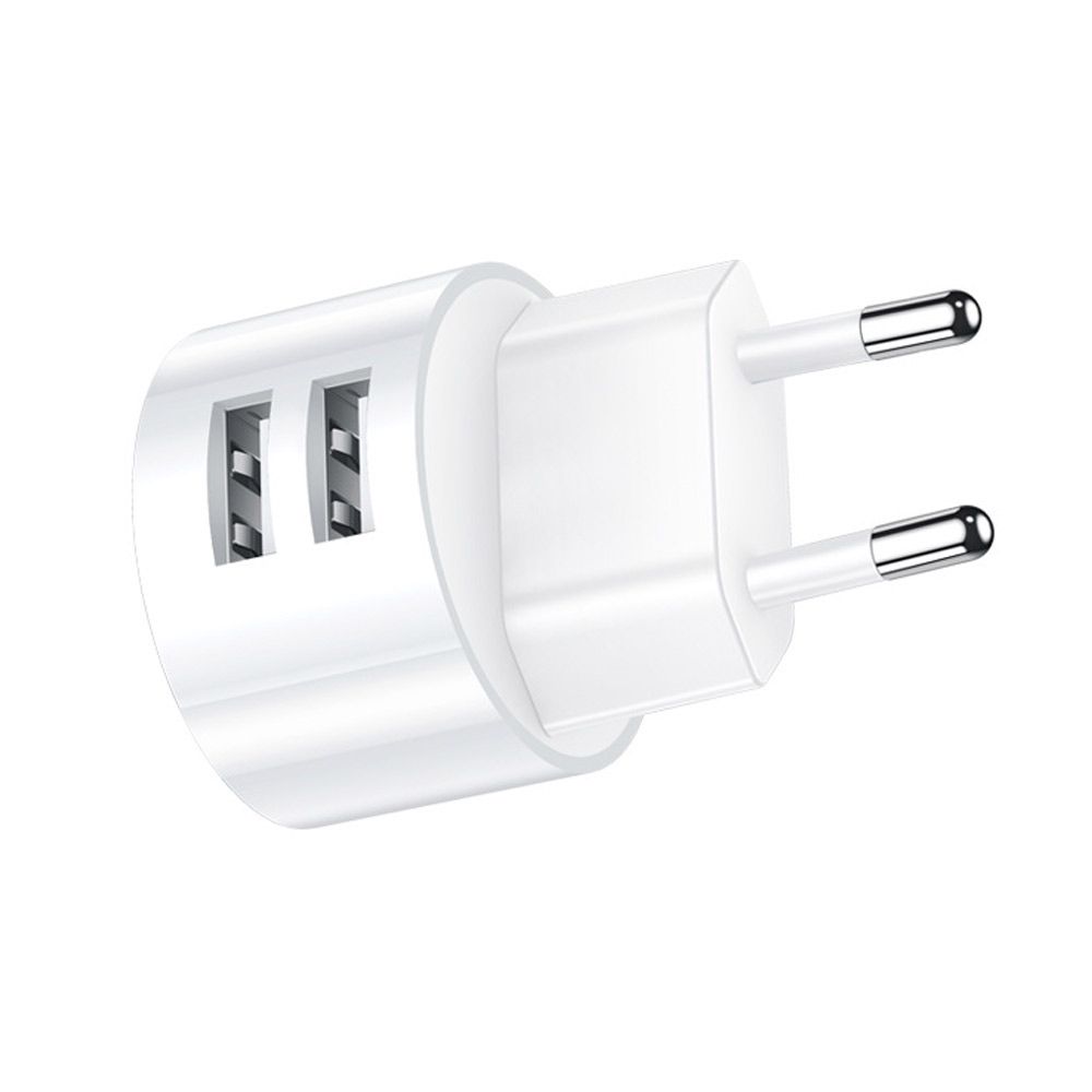Ronde snellader voor mobiele telefoons, wandlader, dubbele usb-oplader, reislader.: Il