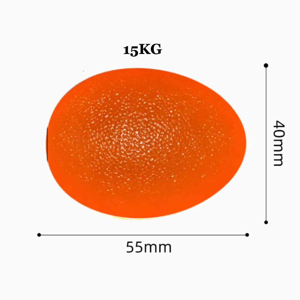 Silikon håndgrep ball egg treningsstudio Fitness finger tung mosjonist styrke muskelgjenoppretting griper trener stressavlastende klemme: Blå