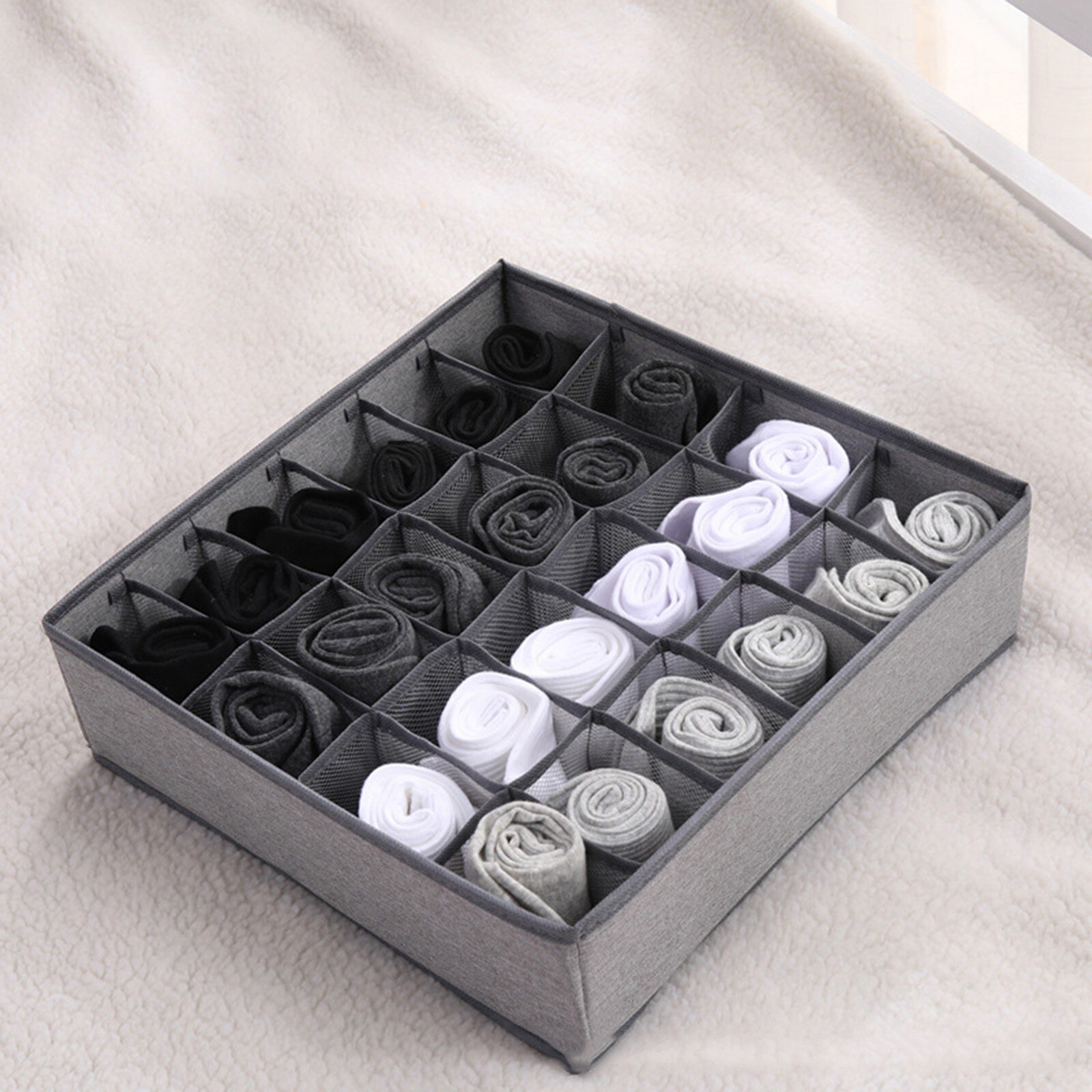 Non-woven Fabric 3 Sets Collapsible Closet Cabinet Organizer Underwear Storage Box Underware Finishing Organizer органайзер