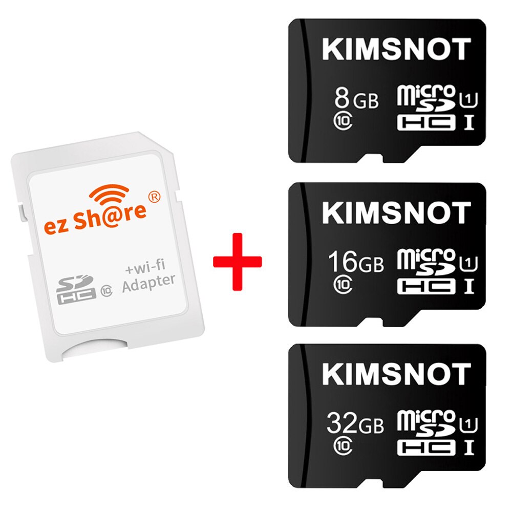 Ezshare Draadloze WIFI Sd-kaart Camera Geheugenkaart 4GB 8GB 16GB 32GB Micro Sd-kaart Adapter ez delen TF Microsd Kaartlezer