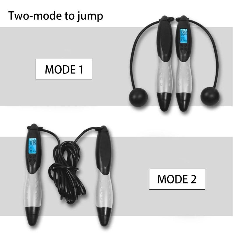Digital Smart Jump Rope Fitness Body Building Exercise Jumping Rop U2JB