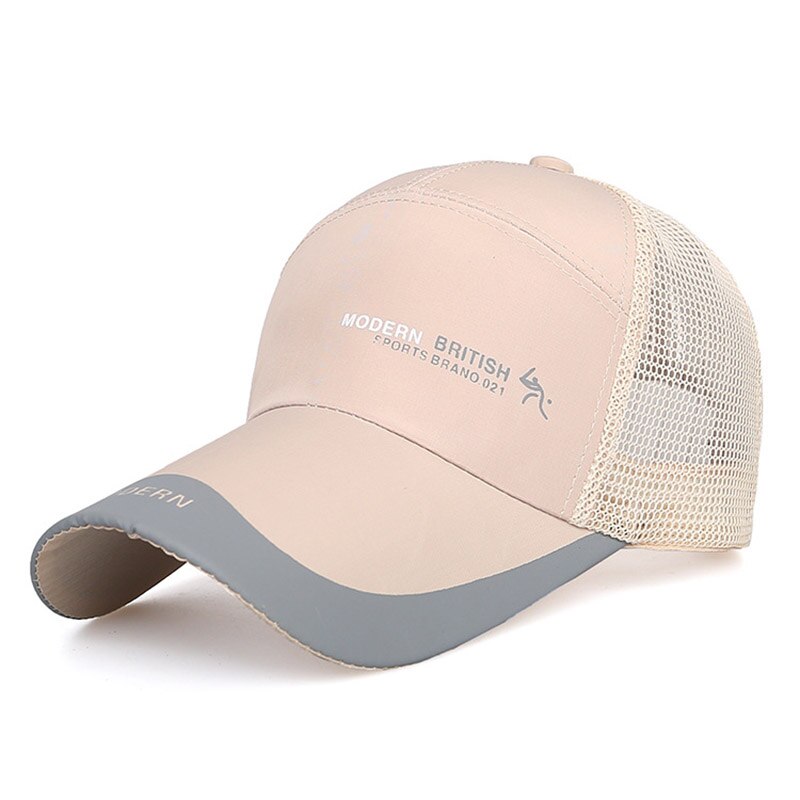 Outdoor Golf Vissen Hoeden Voor Mannen Quick Dry Waterdicht Vrouwen Mannen Baseball Caps Verstelbare Sport Zomer Zon Hoeden: 2 Mesh pink-beige