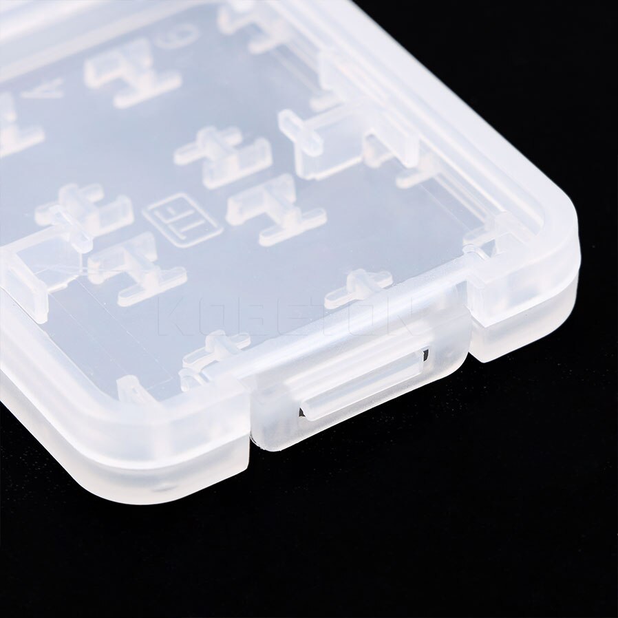 Kebidumei 10 teile/los 8 in 1 Kunststoff Mikro für SD SDHC TF Speicherkarte Aufbewahrungskoffer Kasten Schutz Halfter fallen