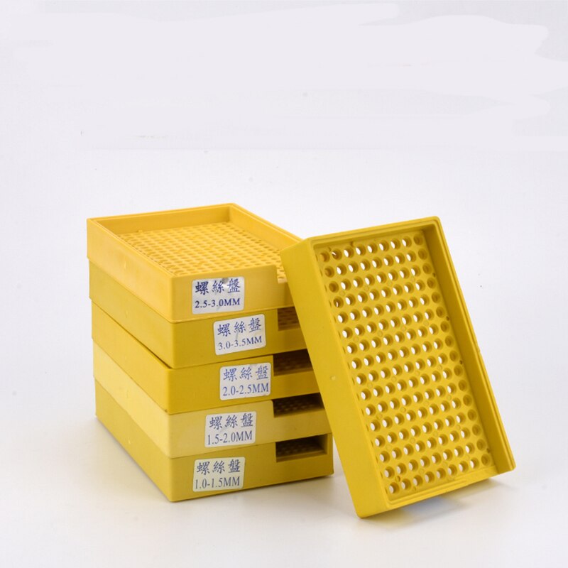 Anti-static Screw Tray Count Screw Tray Plastic Screw Tray M2 M3 M4 Screw Tray Electric Batch Screw Storage Disk