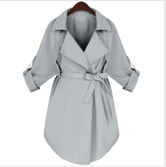 Vrouwen Lange Regenjas Waterdicht Winddicht Dames Dunne Regenjas Poncho Jassen Vrouwelijke Chubasqueros Mujer Capa De Chuva CL57: Grijs / XXL