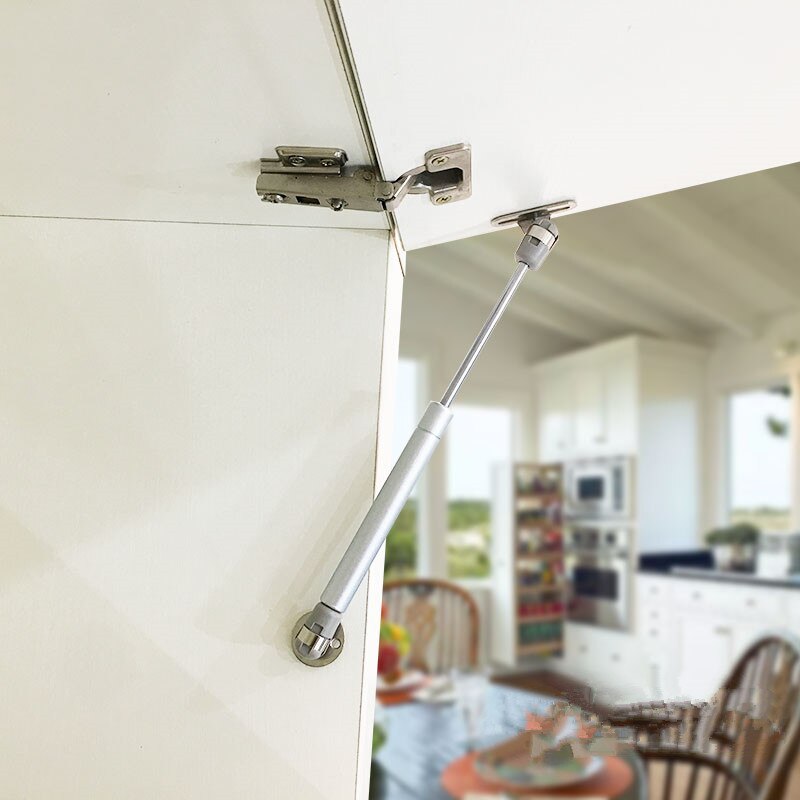 Furniture Hinge Support Rod Kitchen Cabinet Door Lift Hydraulic Gas Spring Stay Pneumatic Telescopic Rod Hardware 10N 12N 15N