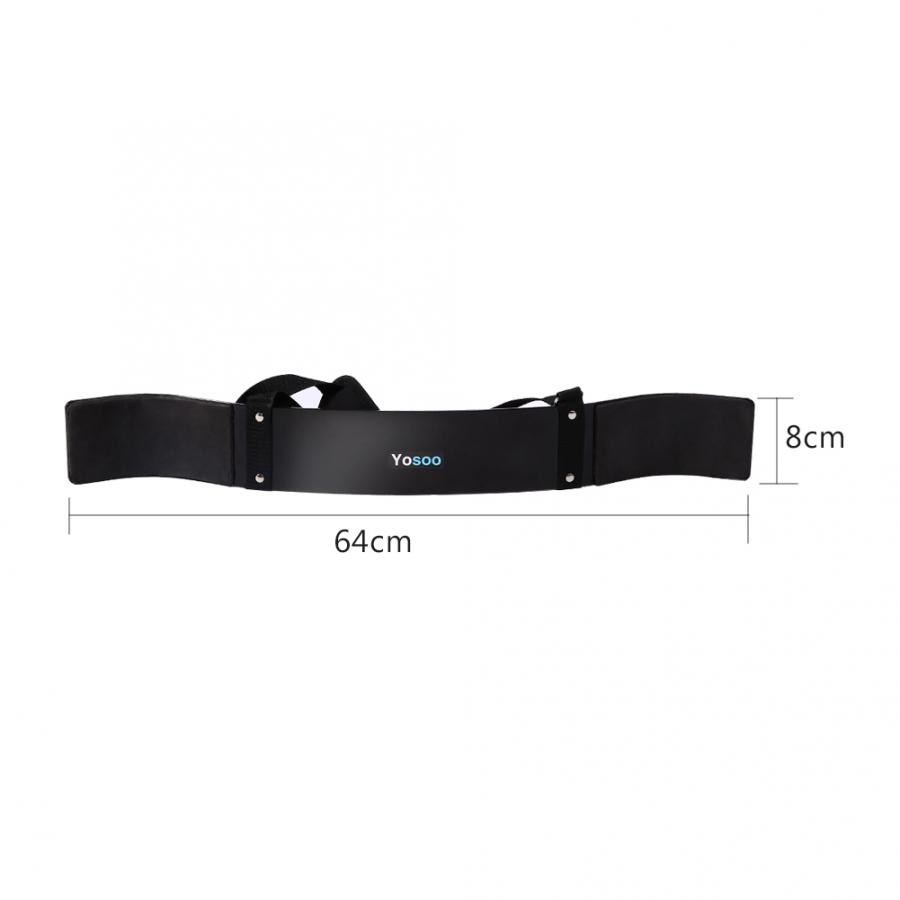 US AU DEBlack Arm Muscle Builder High Strength Spring Steel Bicep Muscle Builder 64 x 8cm Arm Muscle Builder Fitness Accessory