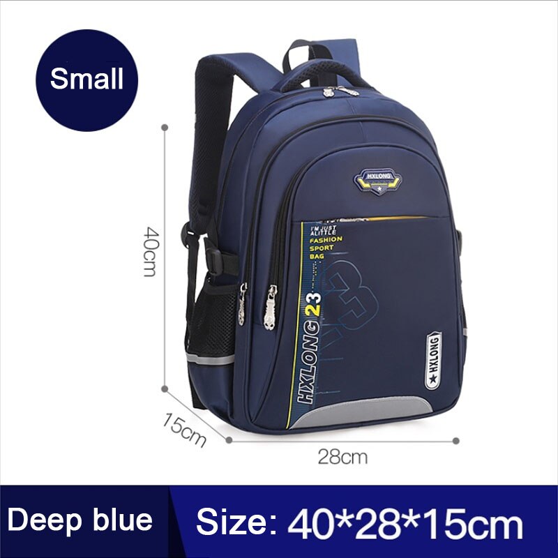 Kinderen Grote Schooltas voor Tiener Meisjes Jongens Hign School Book Bag 18 inch Waterdichte grote Rugzak voor Tieners Jongens Meisjes: Royal blue small
