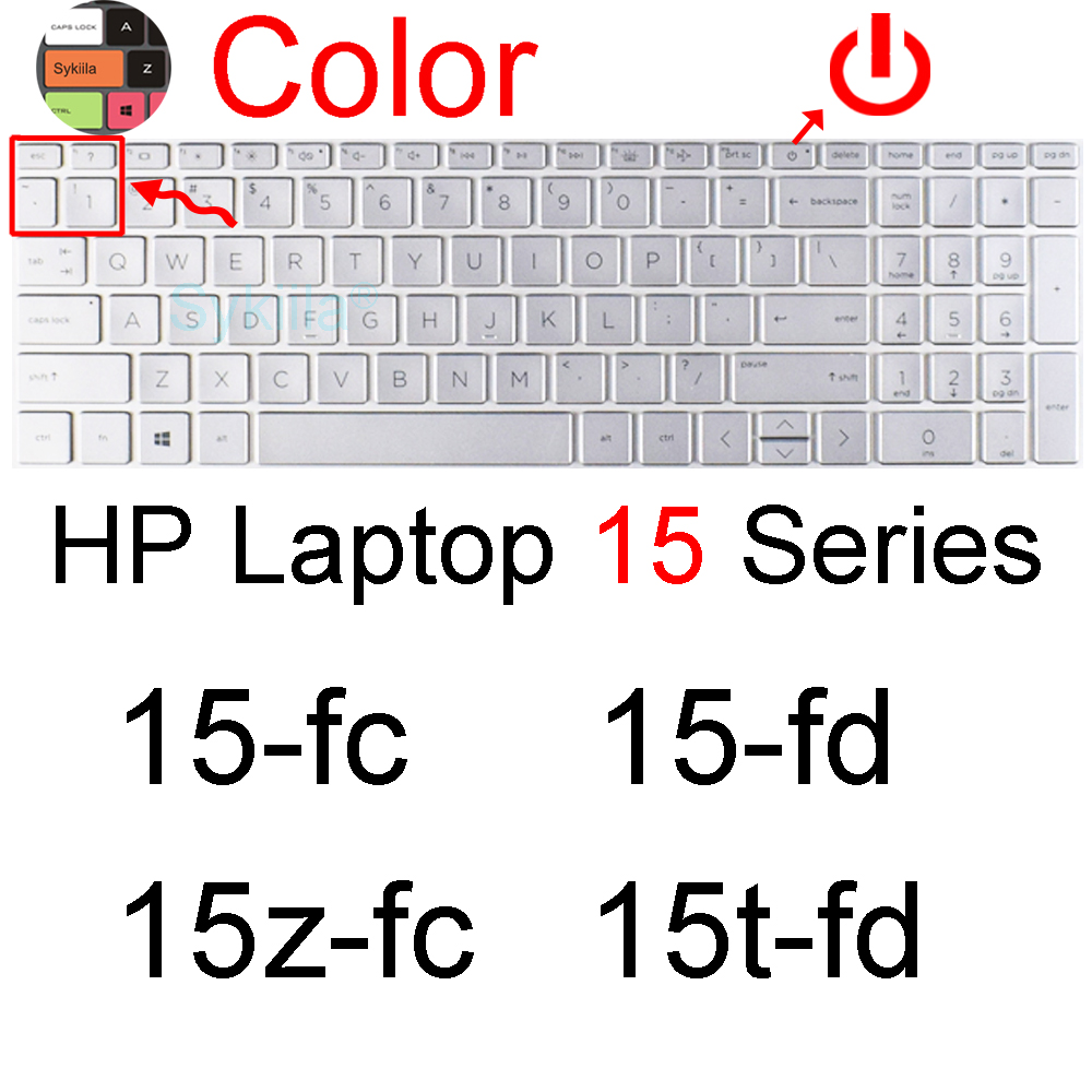 Funda de teclado para portátil HP 15 15t 15-fd 15-fc 15-ef 15-dw 15-dy 15g 15q 15s 15z, funda protectora de silicona esencial: Castaño