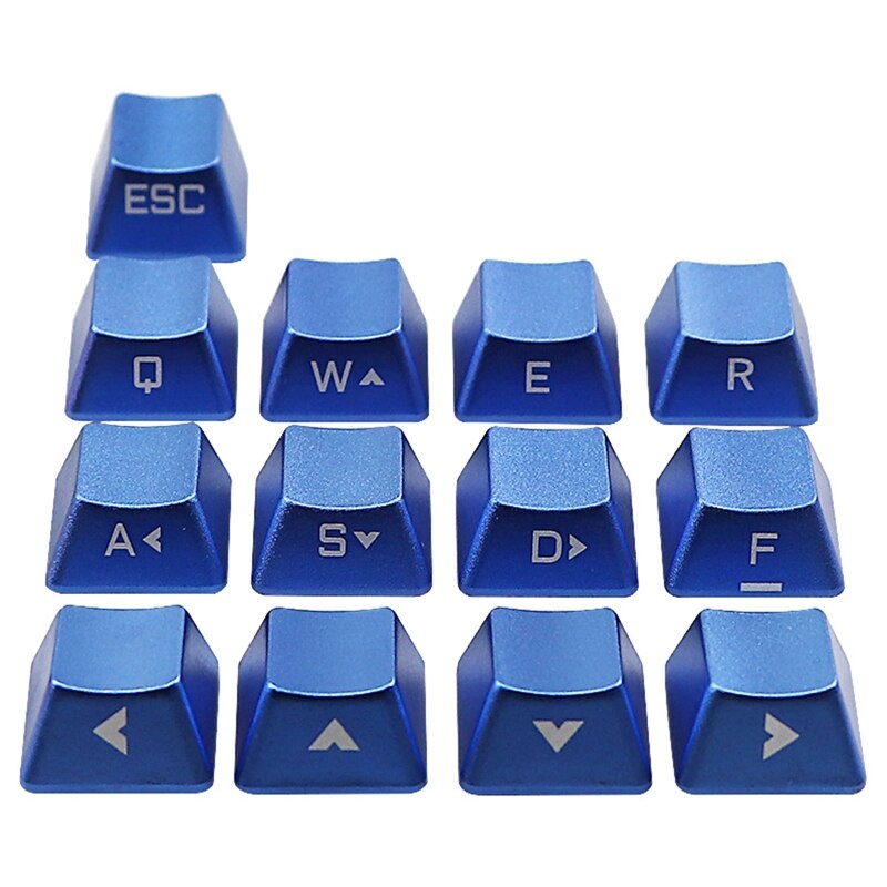 Vervangbare Metalen Keycap Side Woorden Toetsen Mechanische Toetsenbord Kruis As Key Cap