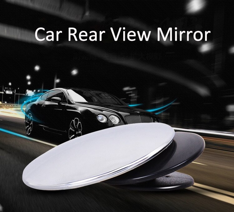 2PCS Pair Universal Car Auto Wide Angle Side Rearview Adjustable Blind Spot Mirror