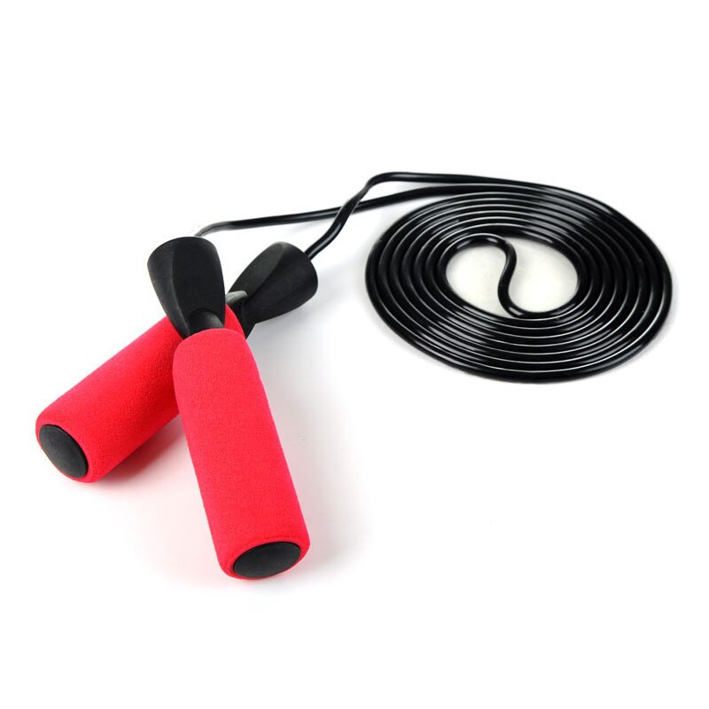 Skipping Rope Jump Ropes Kids Adults Sport Exercise Speed Crossfit Gym Home Fitness MMA Boxing Training Workout Equipment: red A