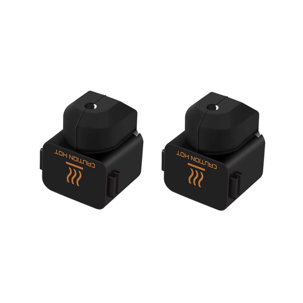 For Bambu Lab A1 Nozzle /A1 Mini Hotend Fast Speed a1 End Brass Heat Sink Hardened steel Nozzle 3D Printer accessories: Silver