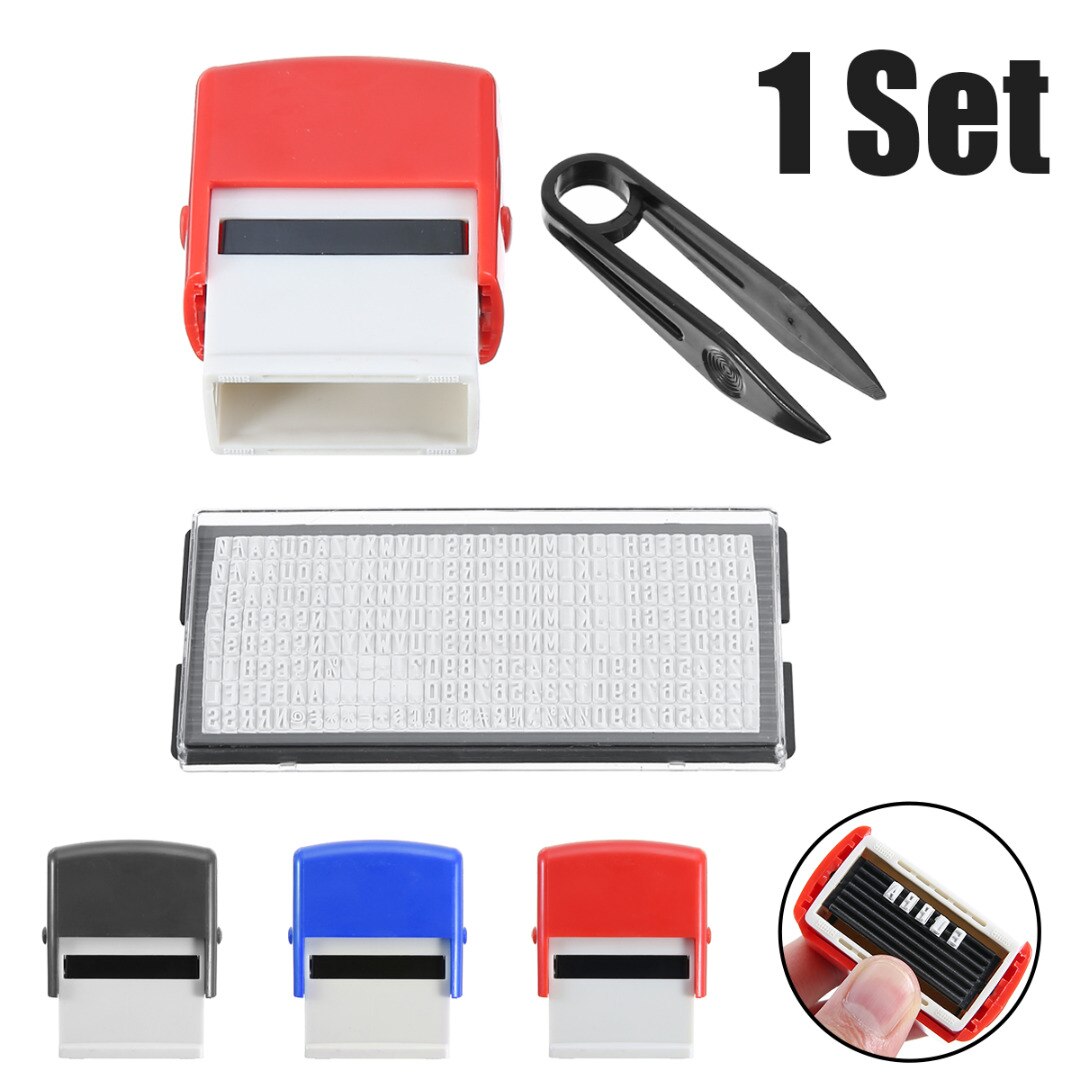 1 Set Van Tools Stempel Kit Rubber Stempel Kit Diy Zelf Inkingaddress Garage Naam Pad Vinger Verf Niet Inkt Inbegrepen