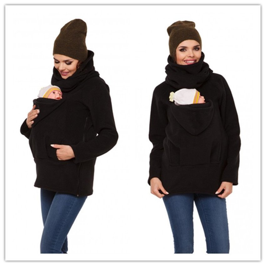 Maternité multi-fonction kangourou pull manteau tenue de bébé manteau Spot manteaux pour femmes maternité enceinte en hiver